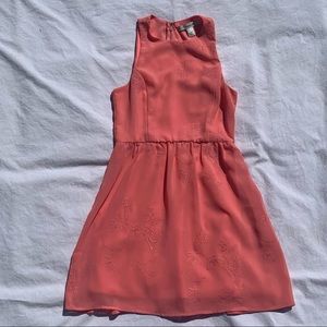 Sleeveless High Neck Dress